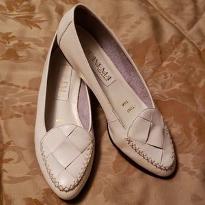 IPANEMA tony leather cream flats, made in Brazil